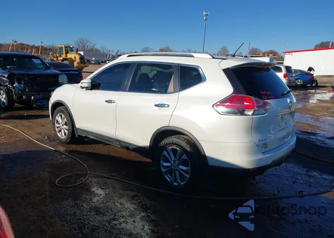 2016 Nissan Rogue Sv z USA, uszkodzony, nr VIN KNMAT2MVXGP725393